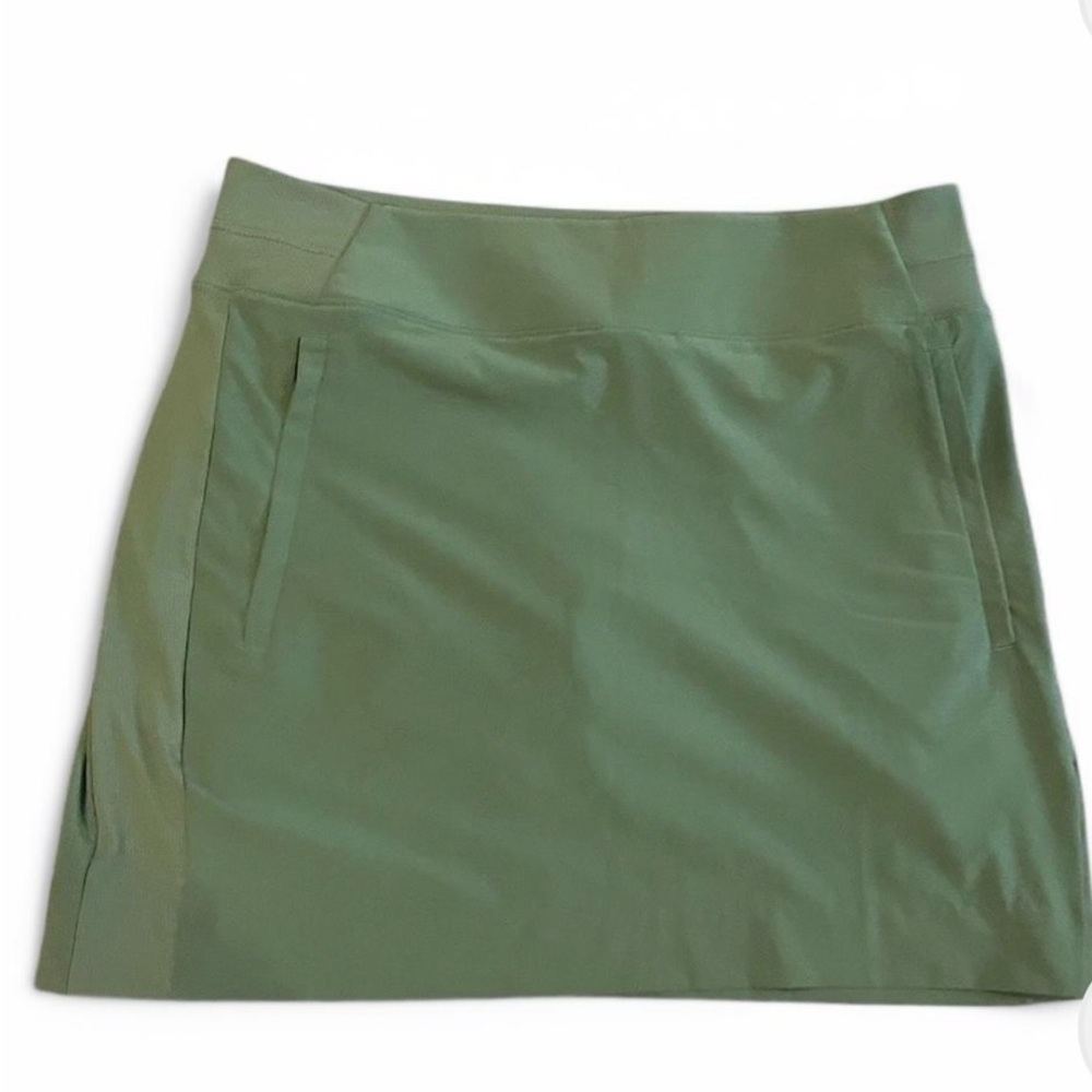 Athleta Green Mini Pencil Skort for Casual Wear